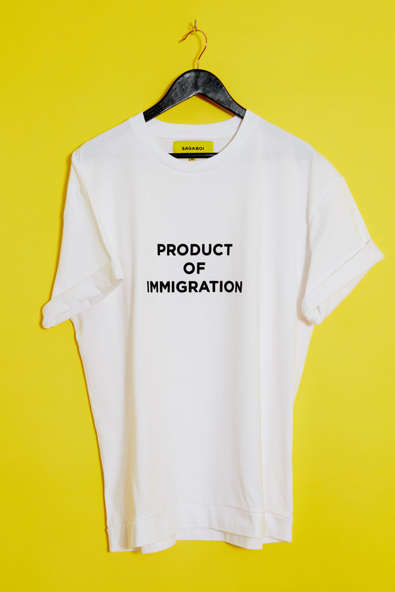 Product Of Immigration Slogan T-shirt