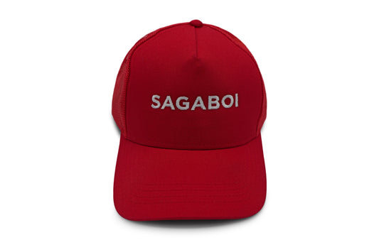 Sagaboi Trucker Cap - Red