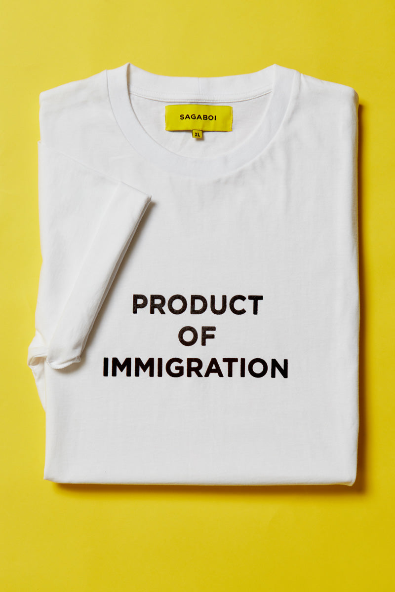 Product Of Immigration Slogan T-shirt